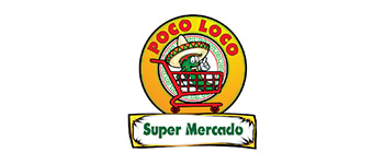 Poco Loco supermarket logo with chili